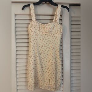 Princess Polly yellow floral sundress size 0/2